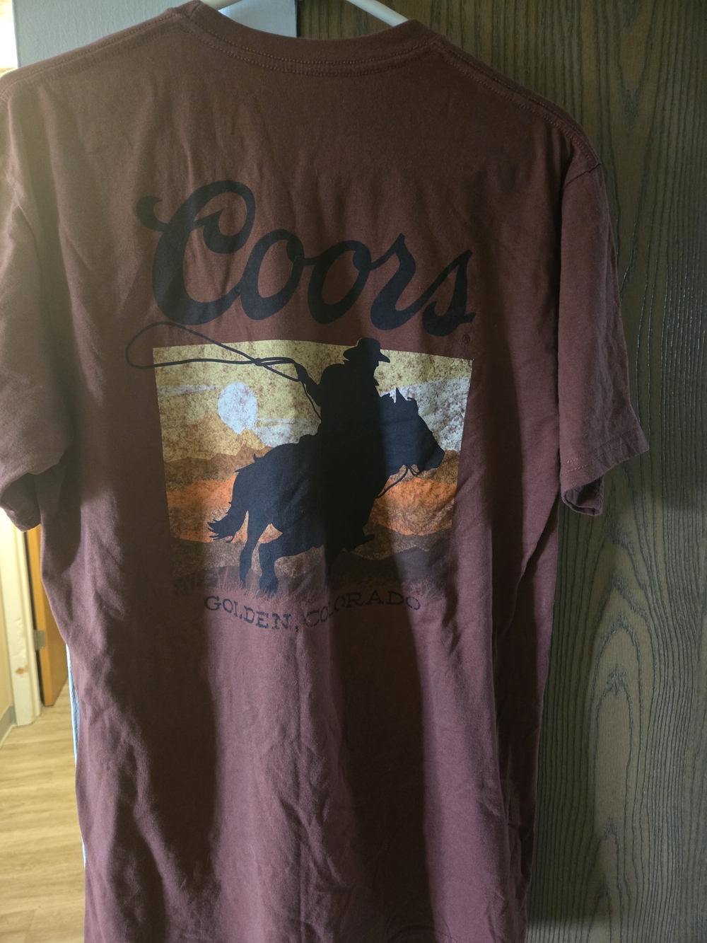 Coors Men's Short-Sleeve Graphic Tee in Brown